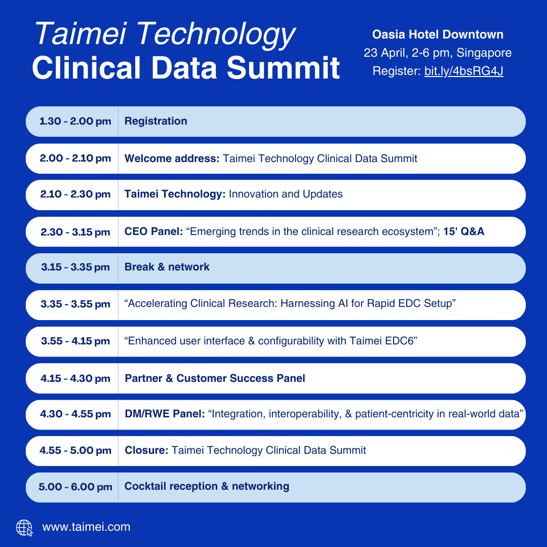 Taimei Technology Clinical Data Summit
